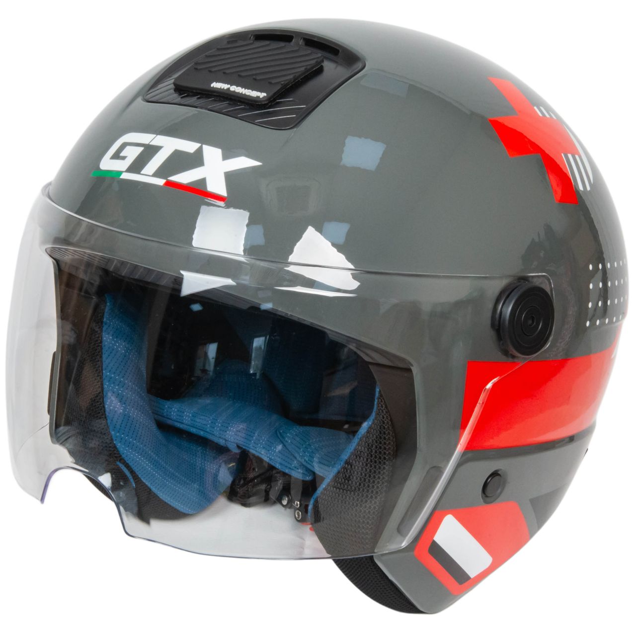 Шлем мото открытый GTX NE02 №1 (M)