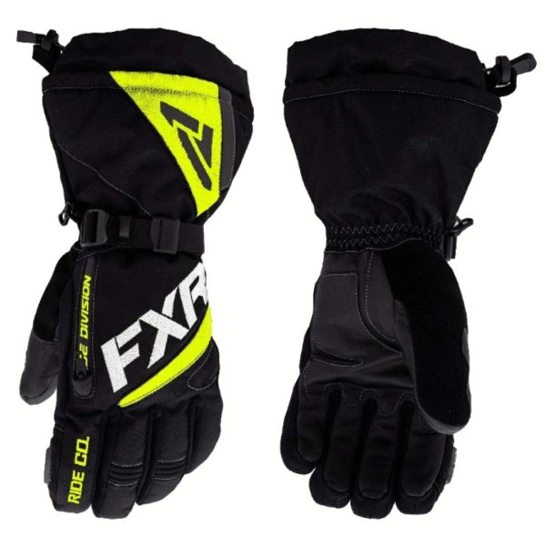 Перчатки для снегохода FXR Fuel #4 yellow-green (XXL)